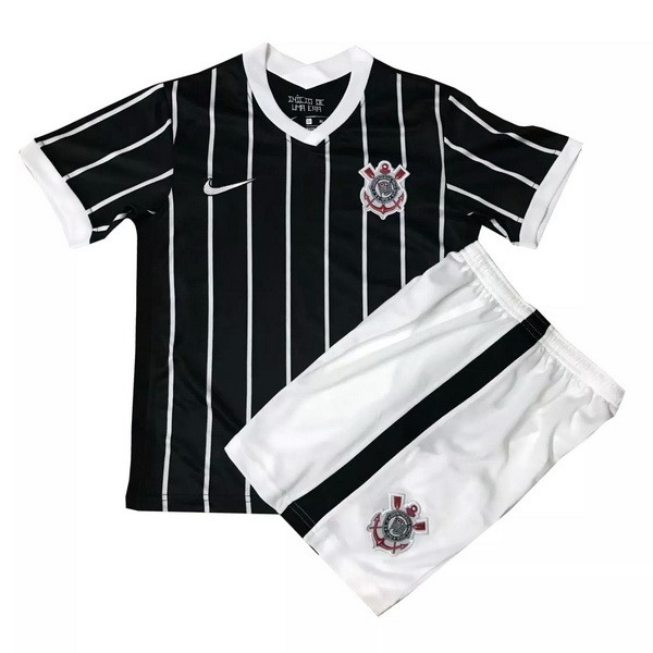 Maillot Football Corinthians Paulista Exterieur Enfant 2020-21 Noir
